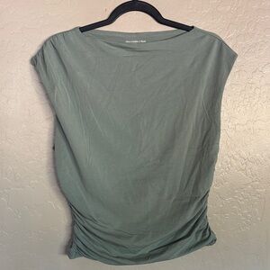 Abercrombie & Fitch Women's Sage Green Tee